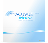 1-Day Acuvue Moist 90pk daglinser | Gratis fragt af kontaktlinser