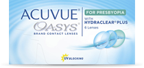 Acuvue Oasys for Presbyopia flerstyrke kontaktlinser