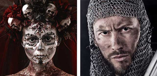 Aricona | The Dark Eye sorte Halloween kontaklinser