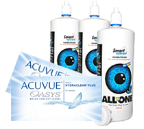 Acuvue Oasys billige kontaktlinser på pakke-tilbud 
