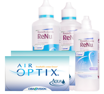 Air Optix Aqua billige kontaktlinser i pakke-tilbud 