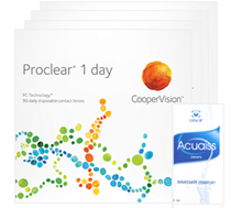 Proclear 1-day pakke-tilbud - billige kontaktlinser!