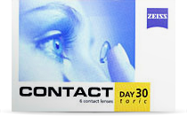 Contact day 30 Toric toriske kontaktlinser