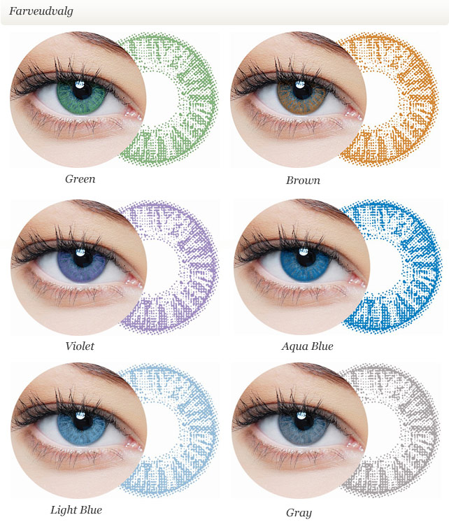 Farver | ClearColor ensfarvede farvede linser fra ClearLab