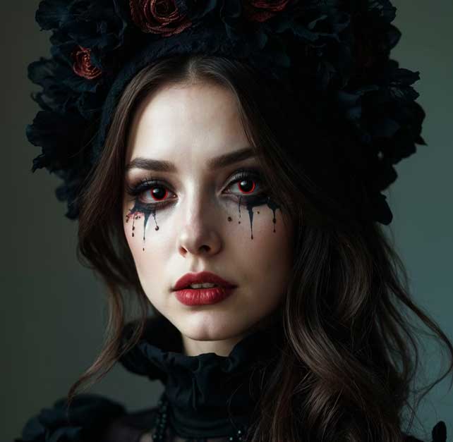 Aricona | Dark Lord halloween kontaktliinser