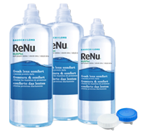 ReNu Multiplus | Alt-i-en rensevæske til pleje af bløde kontaktlinser
